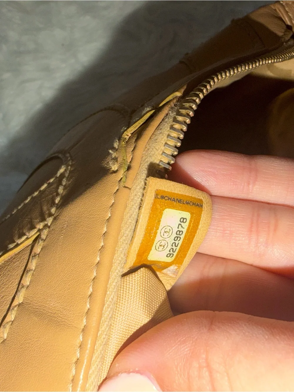 CHANEL elegant tan
